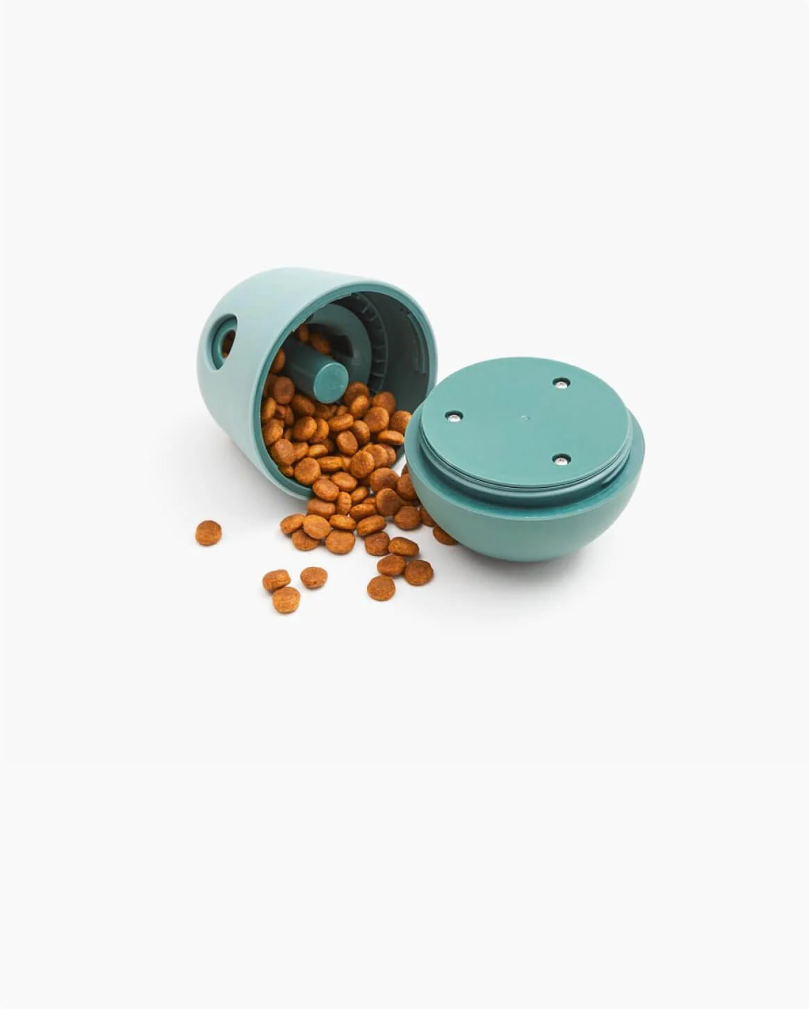 Puzzle and Play Set for Dogs: Puffin Game Feeder and Armadillo Toy