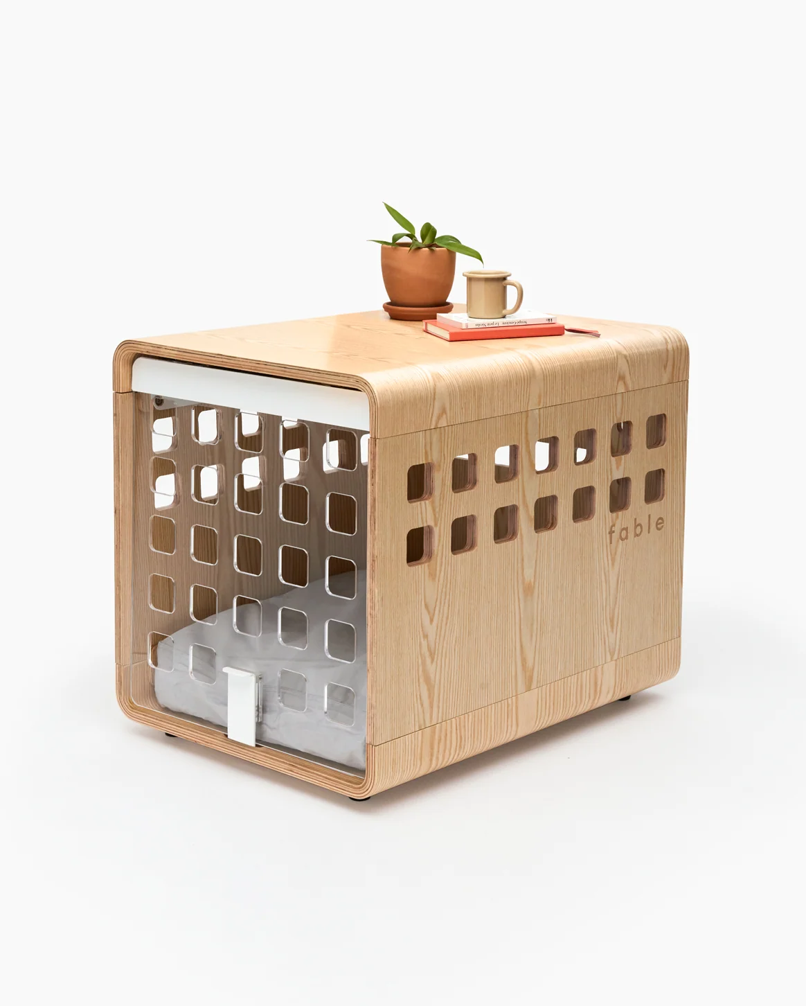 Signature Crate Bentwood Furniture Dog Crate in Two Finishes