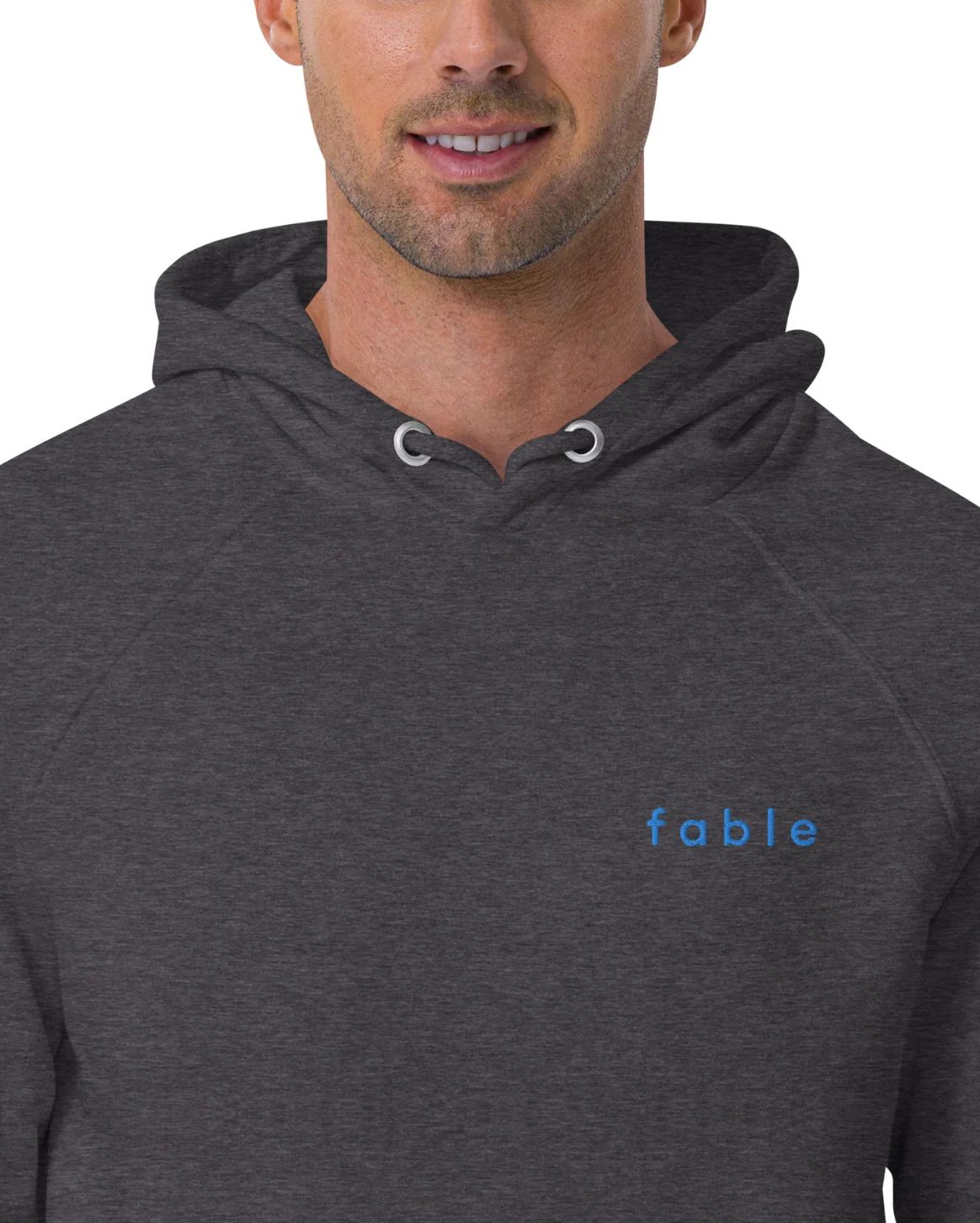 Unisex Eco Raglan Hoodie in Organic Cotton Blend