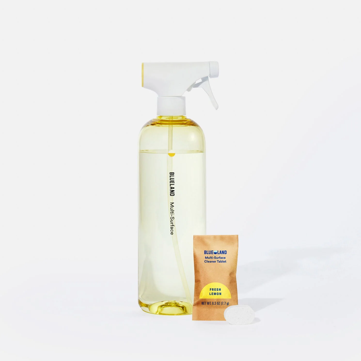 Multi-Surface Cleaner Starter-Set mit nachfüllbarer Flasche und Zitronen-Tabletten