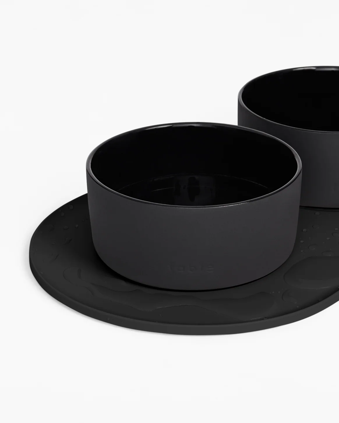 Bowl personalisierte Keramik-Futterschale mit beschwertem Sockel