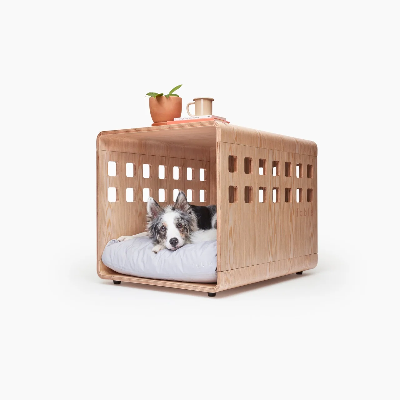 Signature Crate Bentwood Furniture Dog Crate in Two Finishes