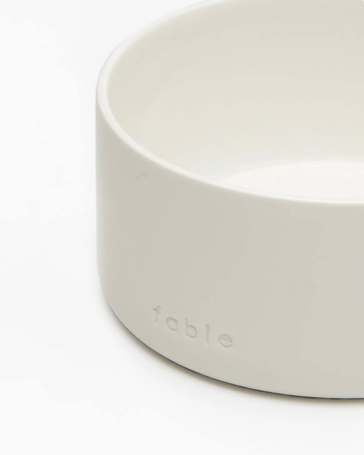 Bowl personalisierte Keramik-Futterschale mit beschwertem Sockel