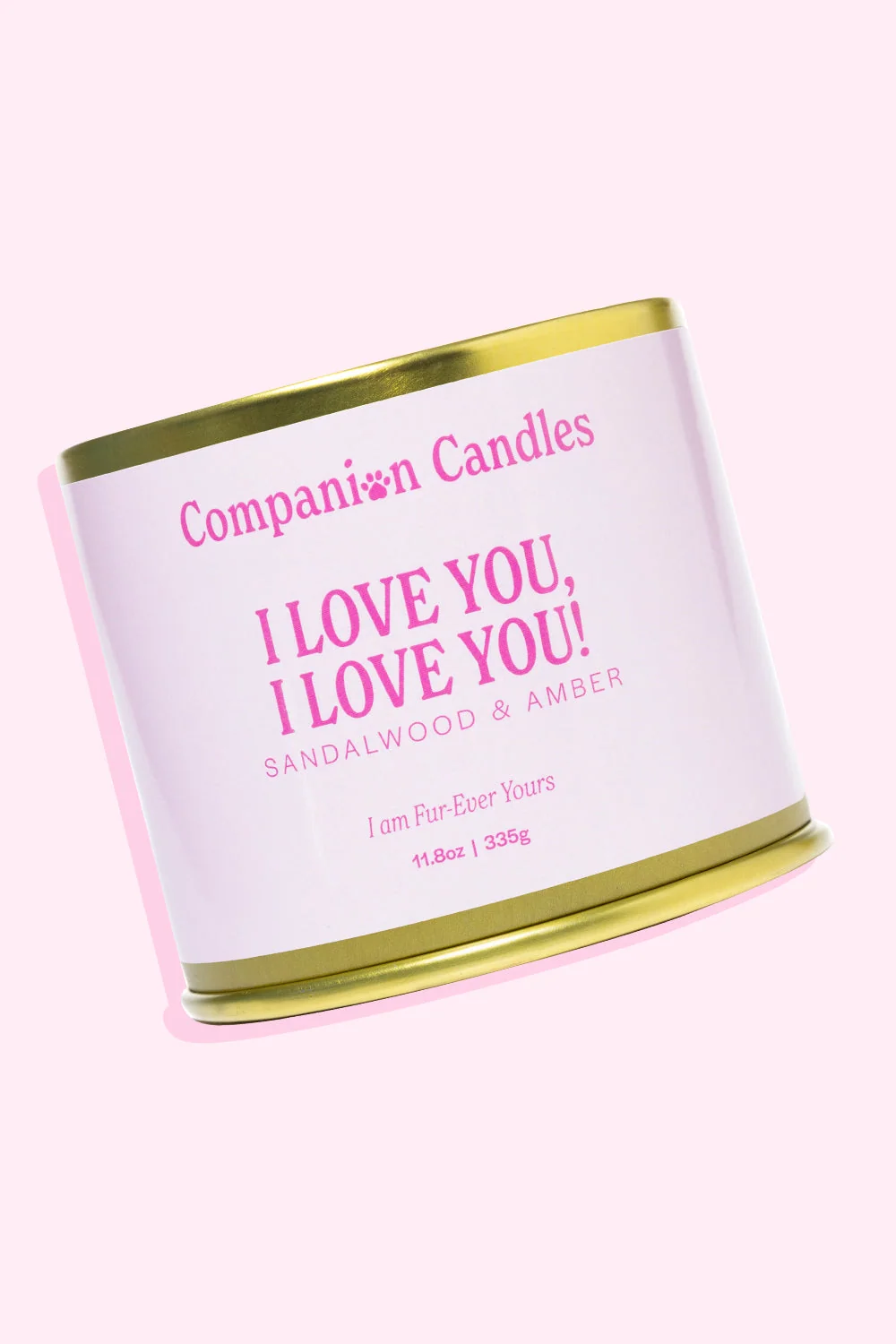 Companion Candles I Love You, I Love You 琥珀與廣藿香蠟燭