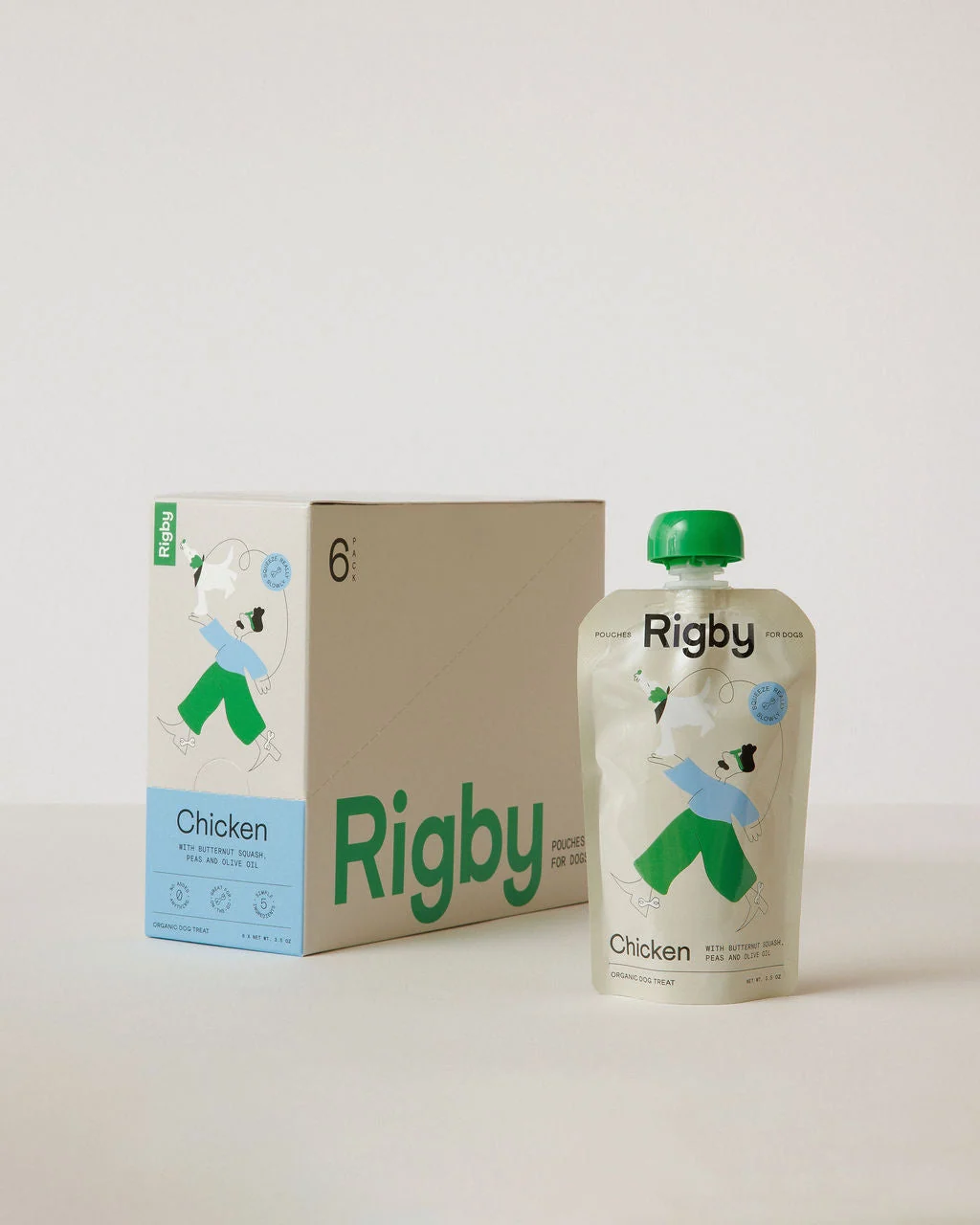 Rigby Organic Salmon Pouch - 6 Pack