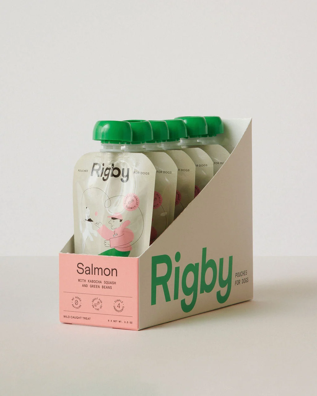 Rigby Organic Salmon Pouch - 6 Pack