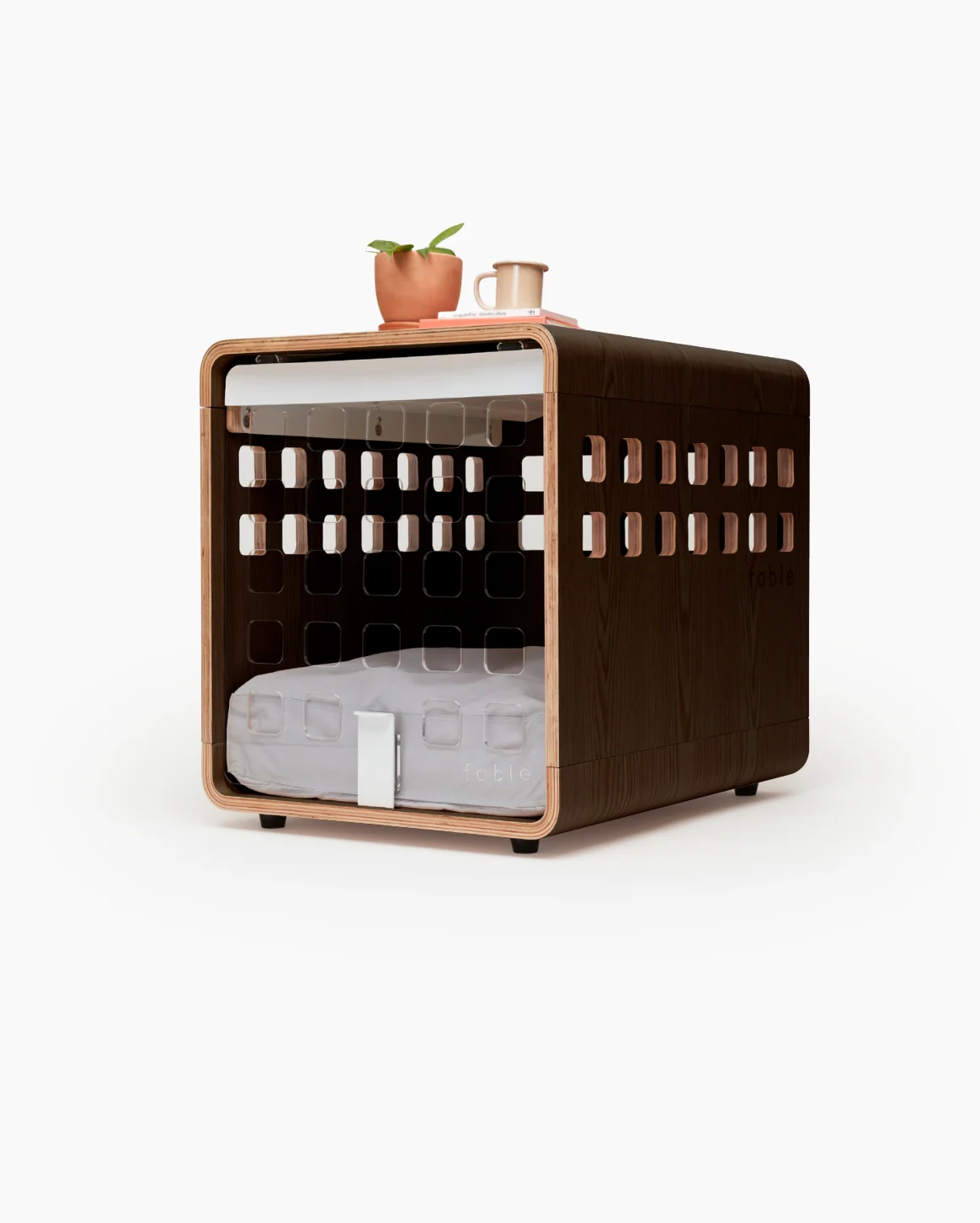 Signature Crate Bentwood Furniture Dog Crate in Two Finishes