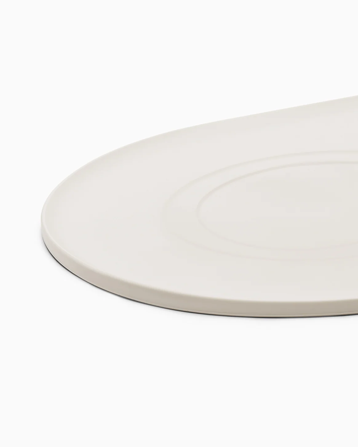Signature Bowl Mat with Raised Border to Contain Spills