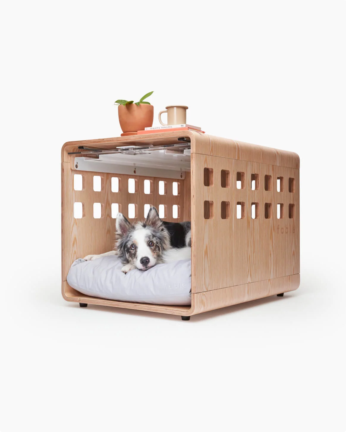 Signature Crate Bentwood Furniture Dog Crate in Two Finishes