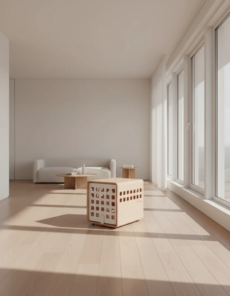 Signature Crate Bentwood Furniture Dog Crate in Two Finishes