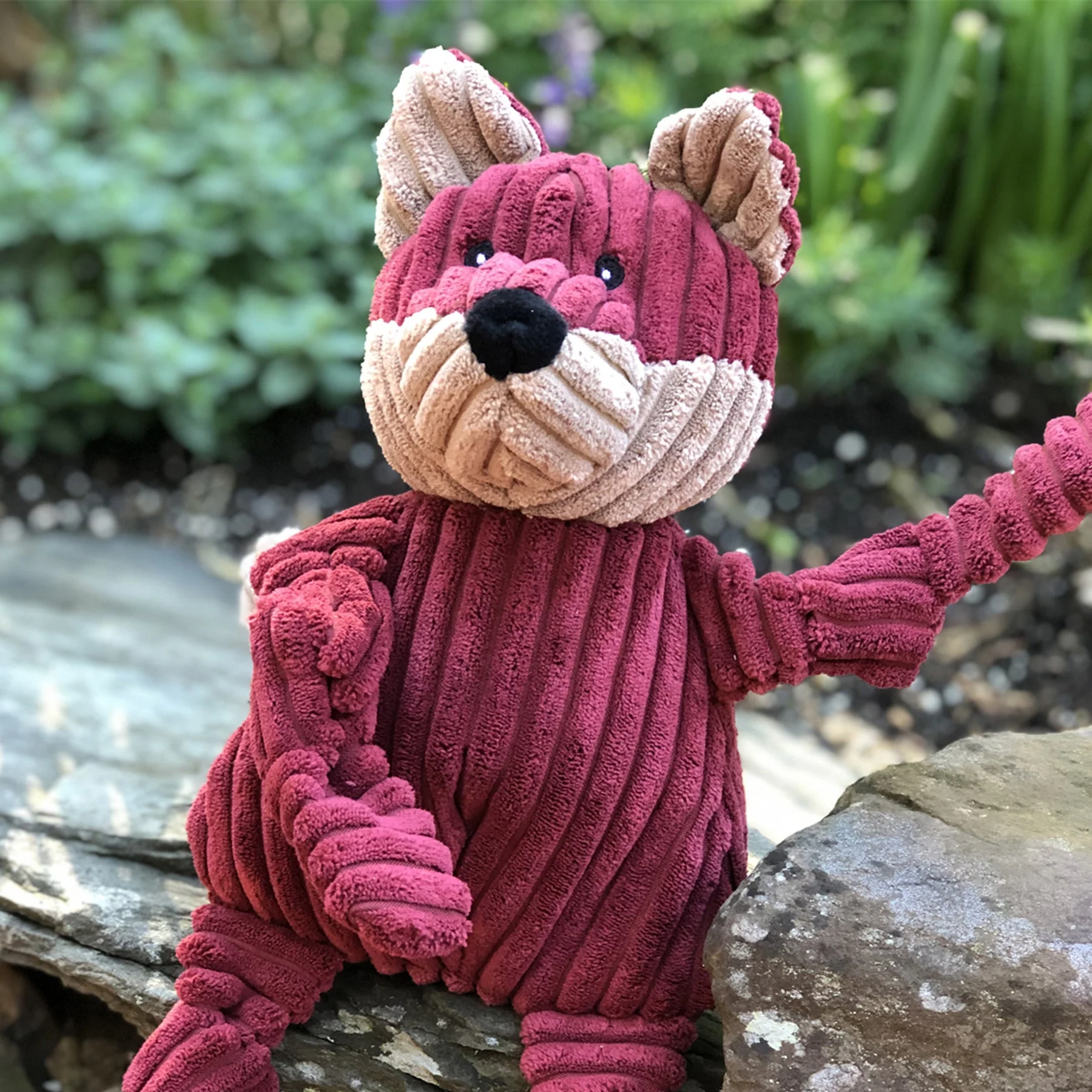 Sly Fox Knottie® Plush Dog Toy with Five Squeakers