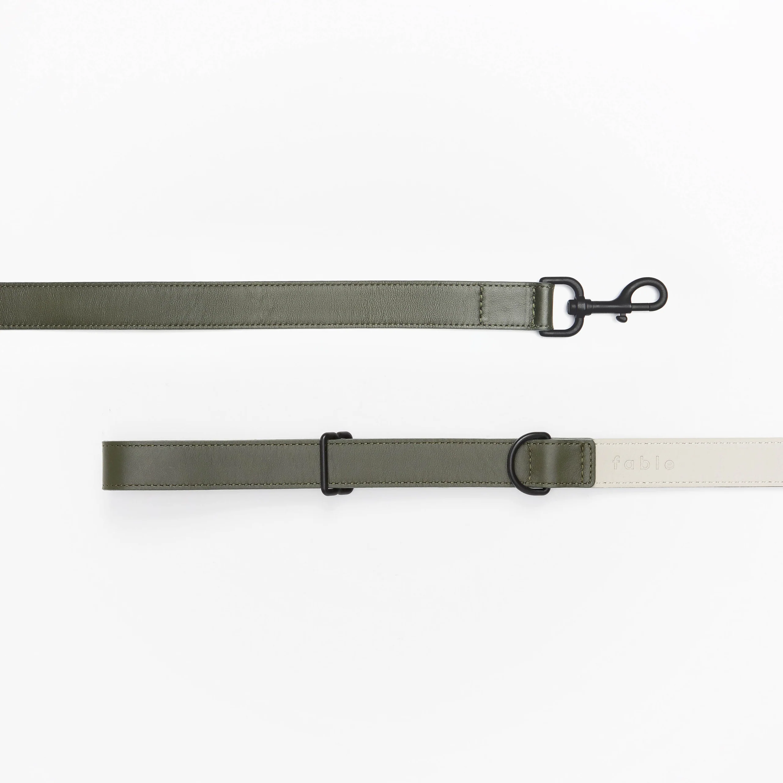 Limited Edition Italian Leather Dog Leash in Modern Colors