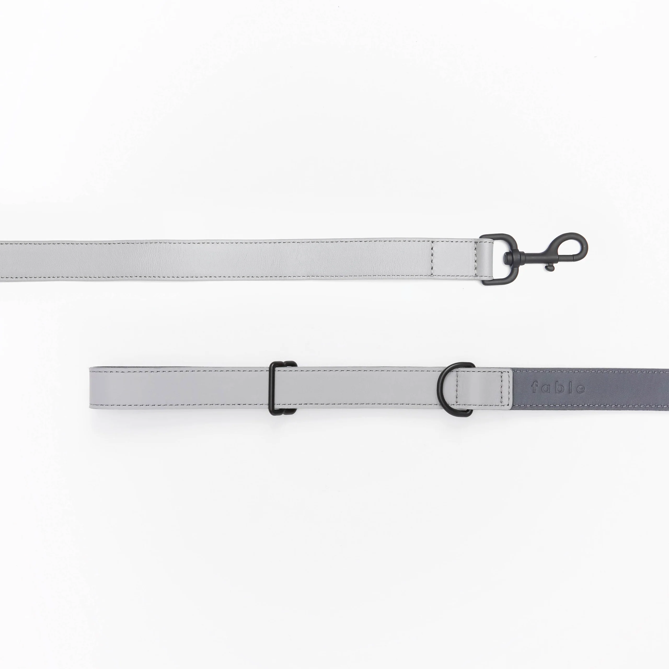 Limited Edition Italian Leather Dog Leash in Modern Colors