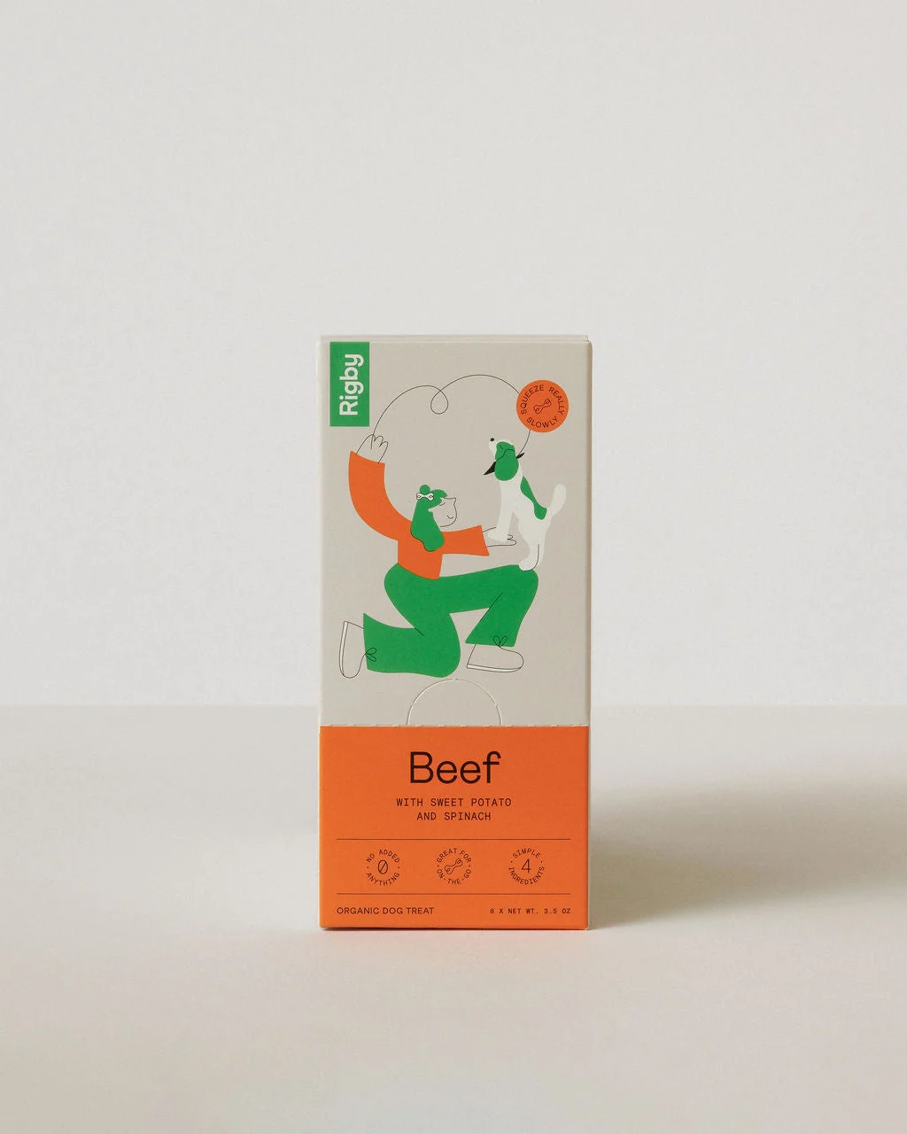 Sachet de bœuf bio Rigby - lot de 6