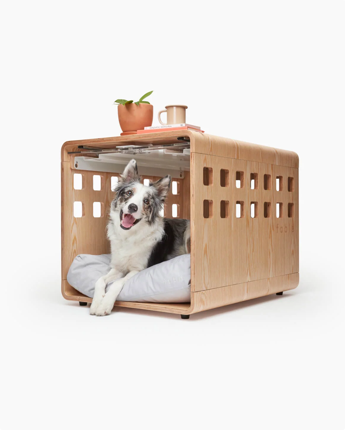 Signature Crate Bentwood Furniture Dog Crate in Two Finishes