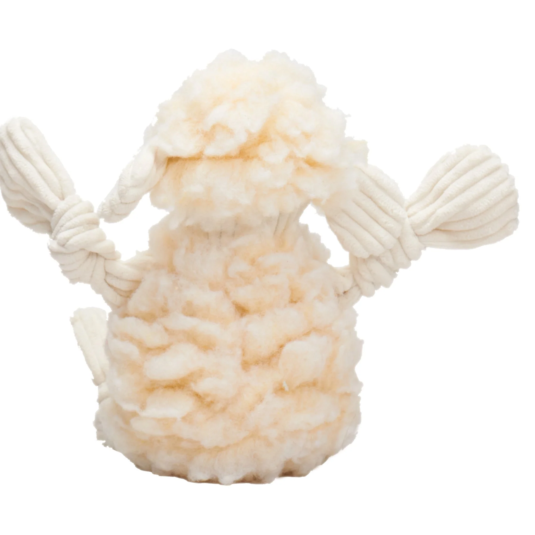 HuggleFleece® Fluffer Knottie™ Louise Lamb Plush Dog Toy