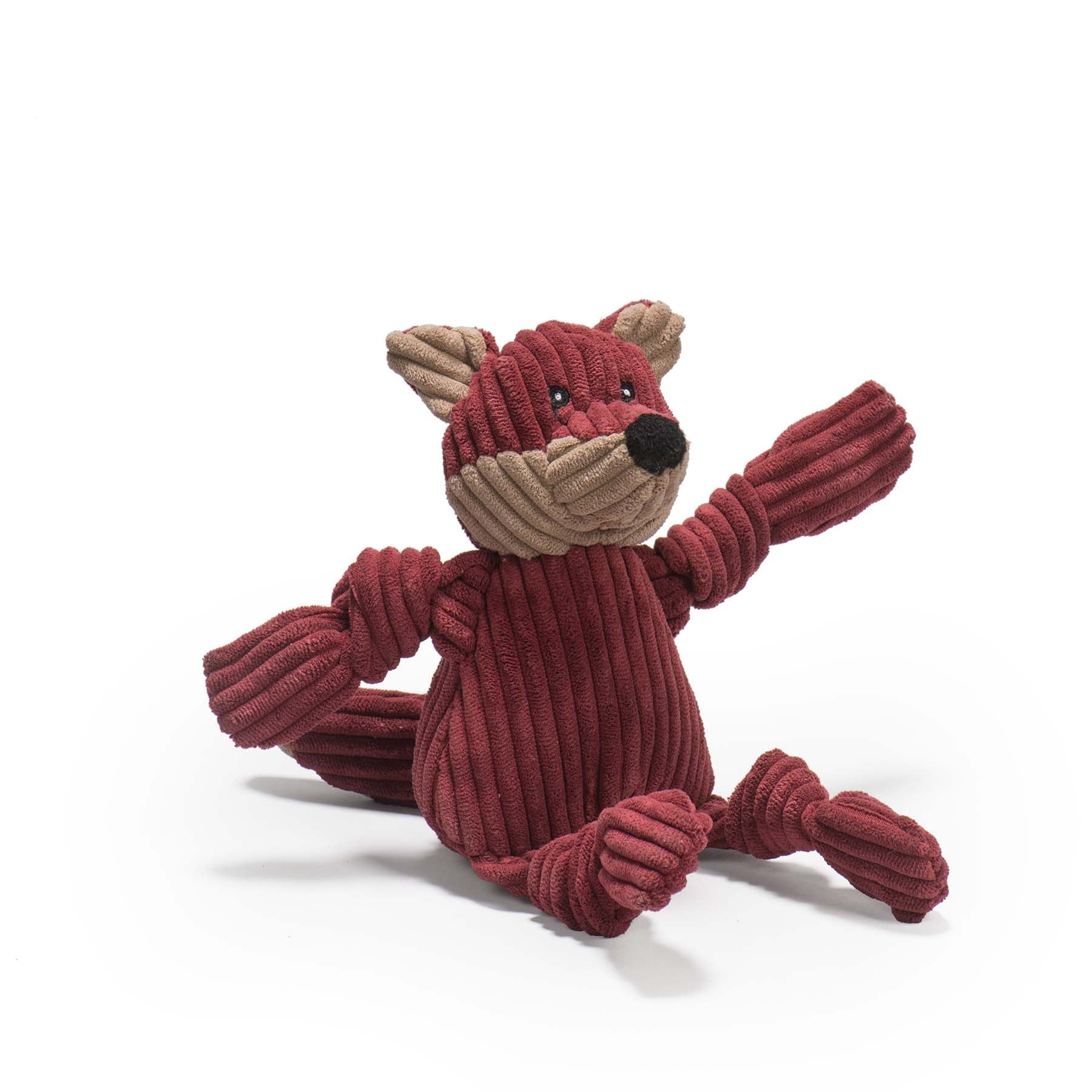 Sly Fox Knottie® Plush Dog Toy with Five Squeakers